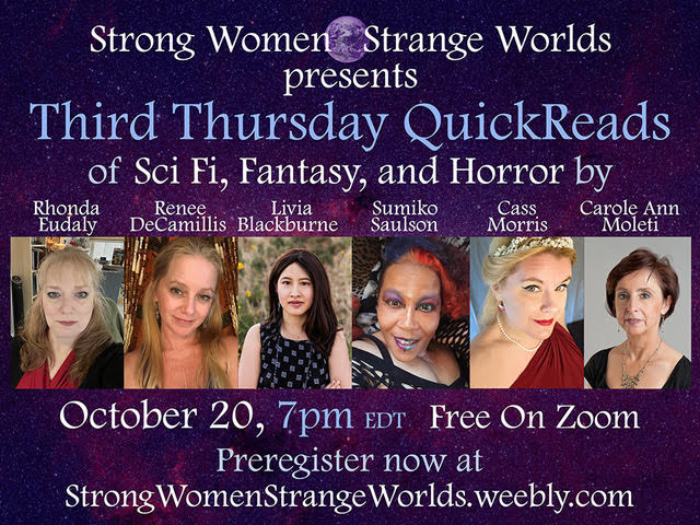 10-20-2022 Strong Women Strange Worlds Reading Event
